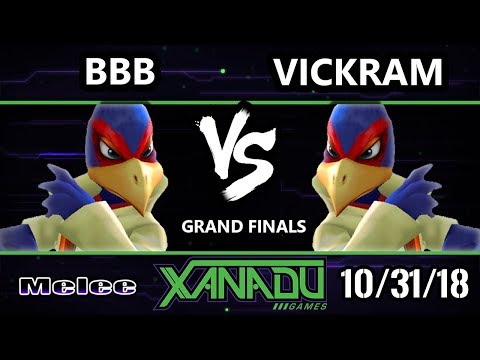 S@X 274 SSBM -  Vickram [L] (Falco) Vs.  BBB (Falco) - Smash Melee Grand Finals