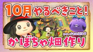 【あつ森】10月の家具集めなどやるべきこと！かぼちゃ畑の島クリエイトをするライブ【あつまれどうぶつの森】