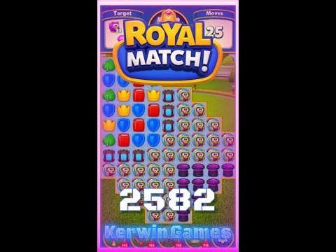 Royal Match Level 2582 - No Boosters Gameplay