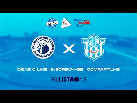 Matonense X Marília | AO VIVO | 20/03/22 | Paulistão A3