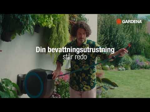 Slangbox Gardena RollUp XL 35 m Turkos