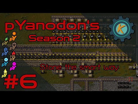 Factorio pYanodon's S2E6 - Stone Furnace Array and LONGBOI BELT