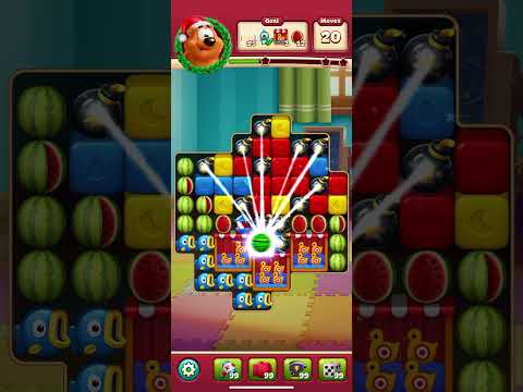 Toon Blast Level 5341 - No Boosters