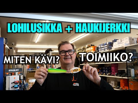 UISTIN KIKKAILUA - Lohilusikka ja Haukijerkki kimpassa ja uima-altaalla ( River Ranger lurepatents )