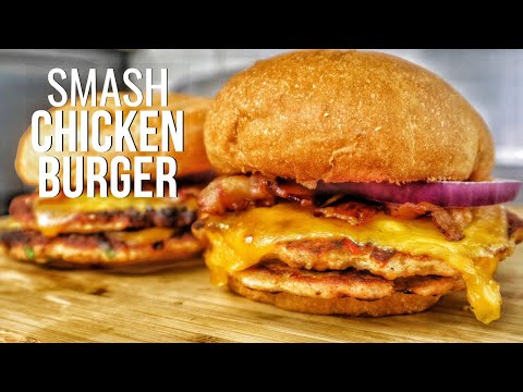 Smash Chicken Burger