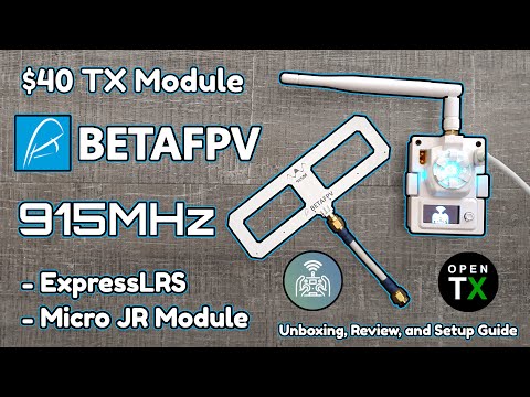 BetaFPV ELRS 915MHz Micro TX Module | Unboxing & Review + Configurator + Lua-Script/OpenTX