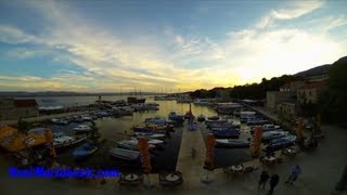 preview picture of video 'Bol Croatia - Bol center sunset time lapse - 2013/05/27'