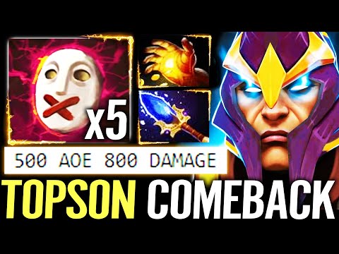 🔥 TOPSON Silencer MID 1/5/1 COMEBACK — Aghanim + Midas 500 Radius MUTE Spamming Dota 2 Pro