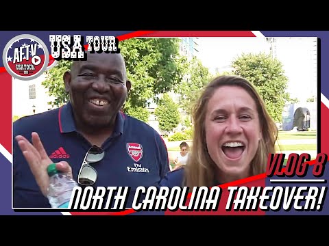 Arsenal Fans Invade North Carolina! | AFTV Vlog in Charlotte Day 7/8
