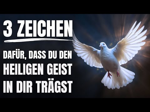 3 Zeichen Dafür Dass Du Den HEILIGEN GEIST In Dir Trägst I Wie erkennt man den HEILIGEN GEIST?