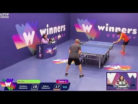 Winners League  25.09.21 Vinnikov Oleksandr - Ziakun Oleksandr  18:00