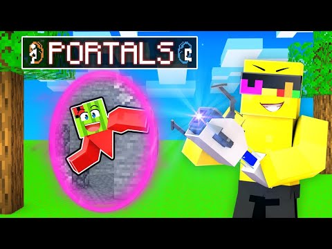 Cheating Using PORTALS In Minecraft Hide and Seek!