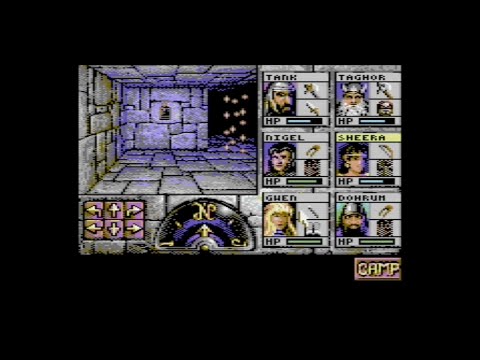 Eye of the Beholder on C128 (Vice emulator) Part 9