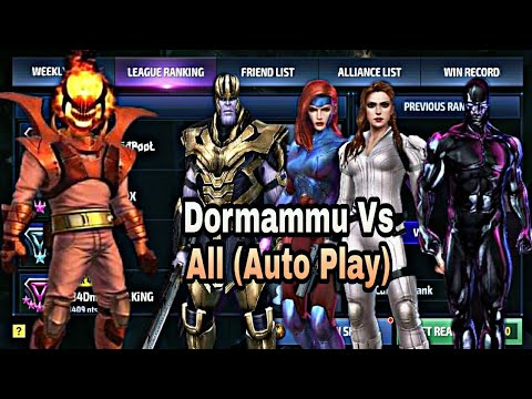 Dormammu auto play destroyed timeline battle - marvel future fight