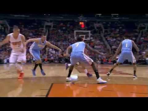 Alex Len 10 points 3 rebounds vs Denver Nuggets 27.11.2014