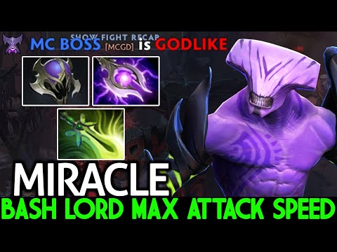 MIRACLE [Faceless Void] Madness Bash Lord Max Attack Speed Dota 2