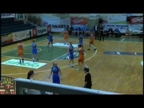 MZRKL Adriatica Women Basketball League F4 2015, 1/2 finale, Radivoj Korać - Budućnost Volcano (3/4)