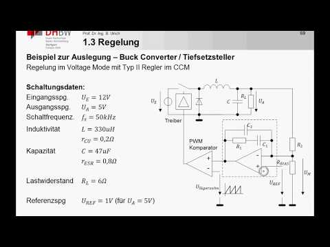 Vorlesung 2 17.04.2018 - Teil 5 Übersicht Simulation Tiefsetzsteller, LTSpice. PWM Switch