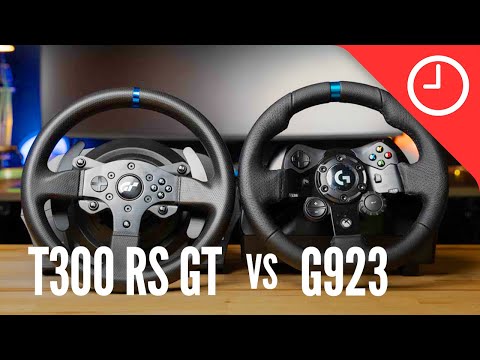 Well, this wasn’t what I expected: Logitech G923 vs Thrustmaster T300RS GT