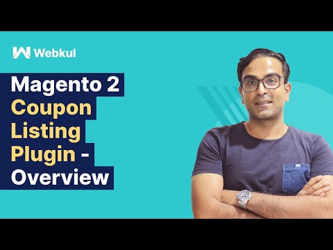 Magento 2 Coupon Listing Plugin - Overview