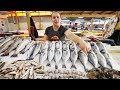 The BIGGEST FISH MARKET In GEORGIA Georgian Seafood Market Tour Batumi Georgia