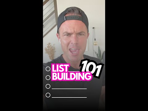 List Building 101