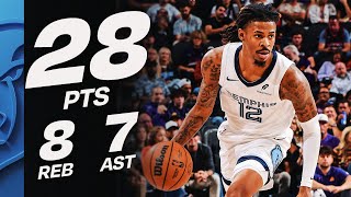 Ja Morant - Memphis Grizzlies - Phoenix Suns