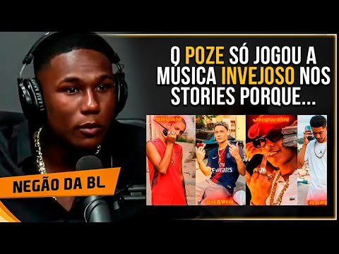NEGÃO DA BL FALA DA MÚSICA INVEJOSO - Cortes 021 Podcast