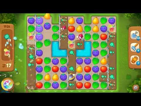 Gardenscapes Area 9 Day 1 Level 1926 - No Boosters Or Hacks