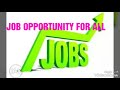 Job Opportunity For All Candidate