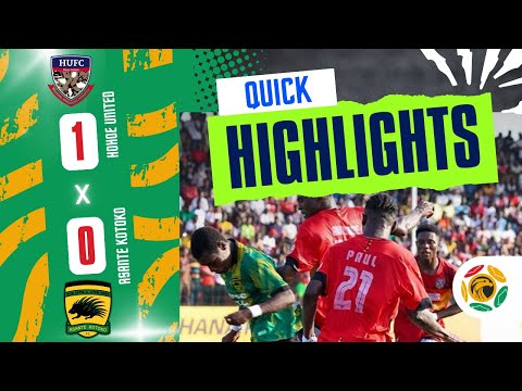QUICK HIGHLIGHTS | Hohoe United 1-0 Asante Kotoko.  #GPL #GPLMW13