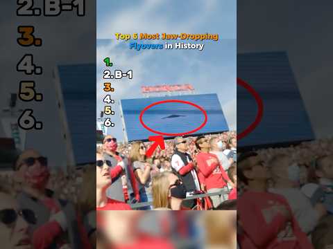 😱💯🇺🇸Top 6 Most Jaw-Dropping Flyovers in History