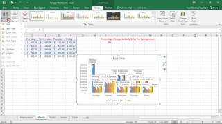 Adding Chart Elements in Excel