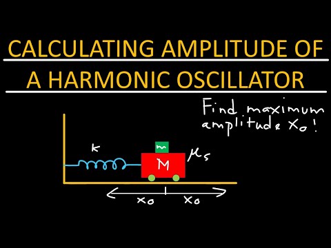 Calculating maximum amplitude of a harmonic oscillator - Physics