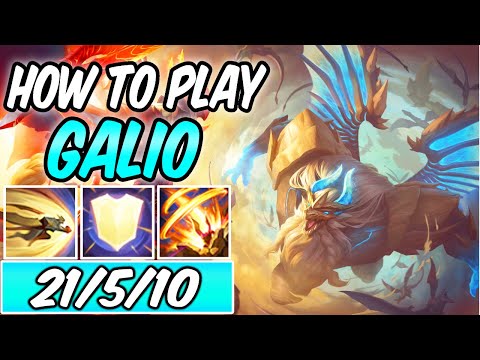 DRAGON GUARDIAN GALIO | HOW TO PLAY GALIO MID DIAMOND GUIDE | Build & Runes S11 | League of Legends