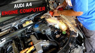 AUDI A4 B6 ECU REMOVAL REPLACEMENT Engine Computer