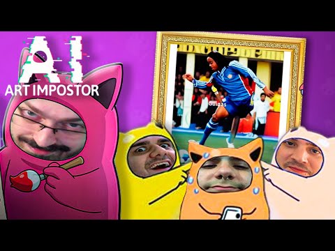 É AMONG US MAS É GARTIC TAMBÉM!! - AI Art Impostor C/ Souzones, Coelho, Gabs, Juh, Spok, Kerb e Foxy