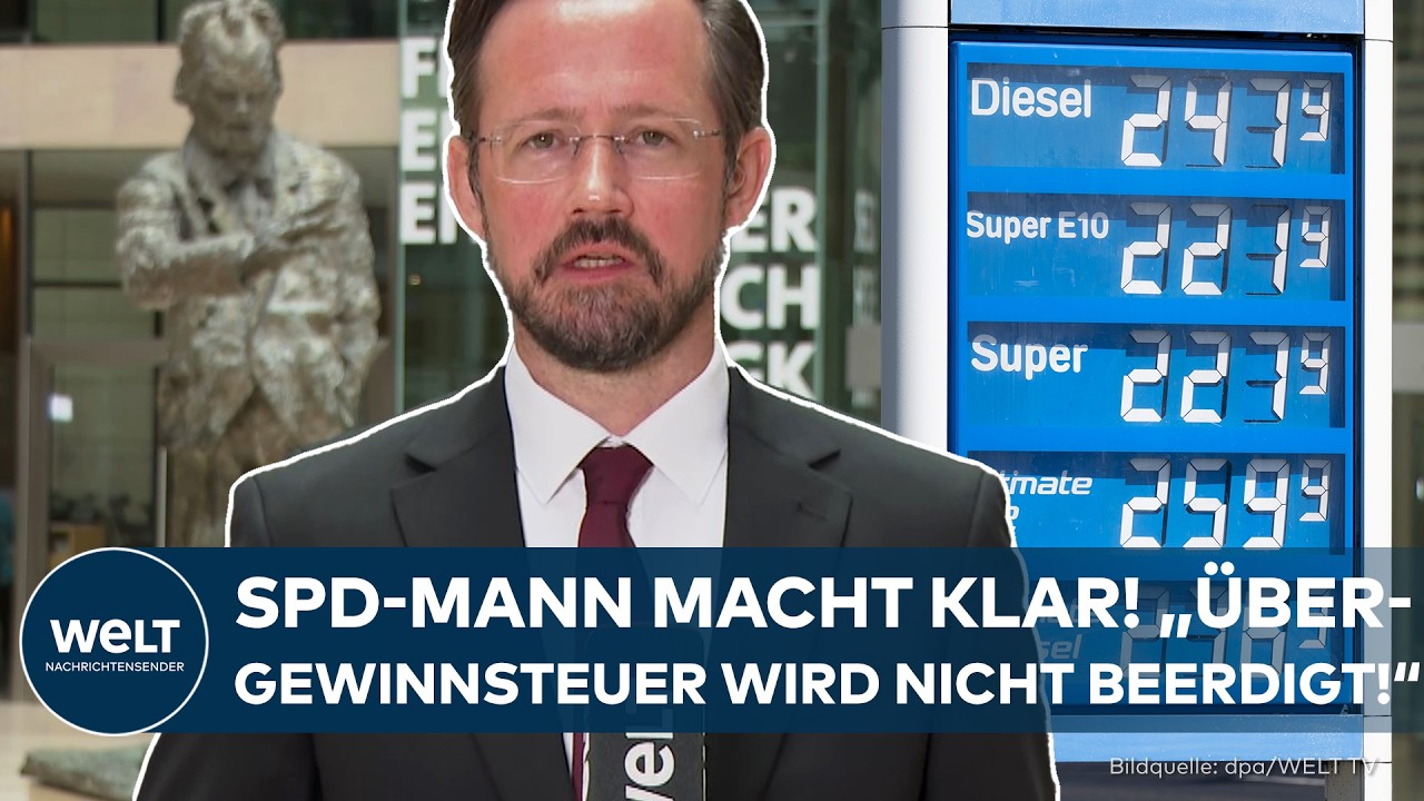 SPRITPREISE: Trotz Einigung! SPD-Mann Wiese macht klar! „Übergewinnsteuer wird nicht beerdigt!“