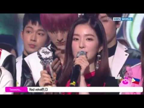170217 Musicbank Today Winner REDVELVET Rookie Speech