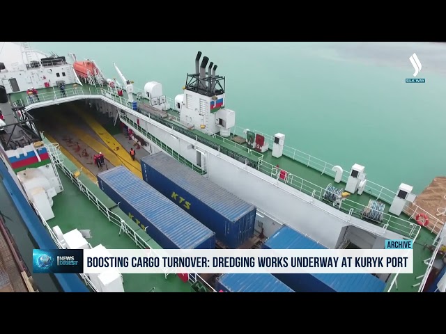 Для роста грузооборота: в порту Курык идут дноуглубительные работы