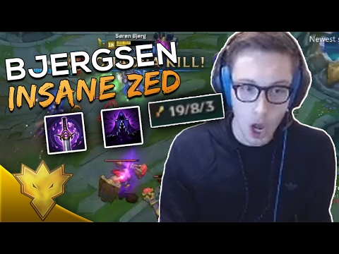 TSM Bjergsen MOST INSANE ZED GAME - League of Legends Funny Moments & Highlights