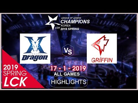 LCK Spring 2019 - KZ vs GRF Highlights ALL GAMES | Week 1 day 1 [ 17 - 1 - 2019 ]