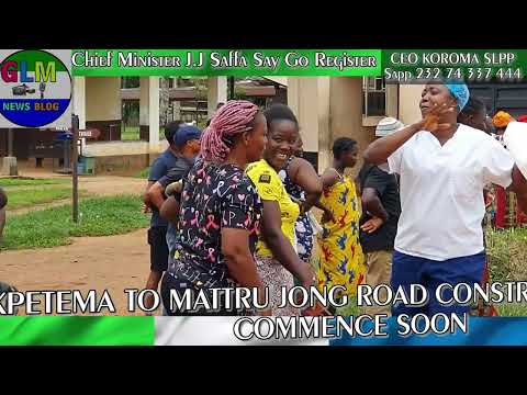 Kpetema to mattru Jong Road construction.