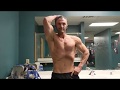 Back workout posing practice bodybuilding and men's physique