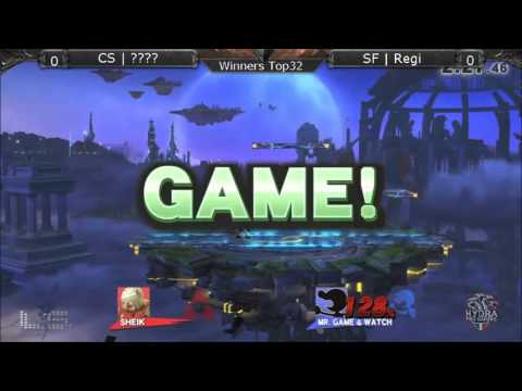 The Arena 2016 - CS | ???? (Sheik) Vs. SF | Regi (Mr. Game & Watch) Winners Top 32 - Smash Wii U