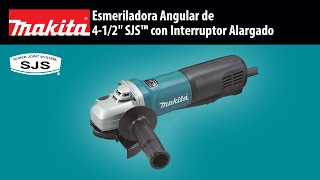 MAKITA Esmeriladora Angular de 4-1/2" SJS™ con Interruptor Alargado - Thumbnail