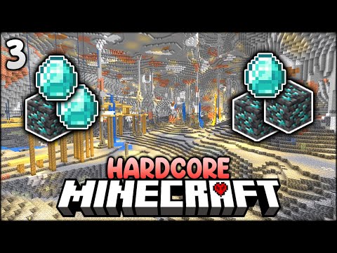 UNBELIEVABLE! Insane Cave Discovery in Minecraft Hardcore! #3