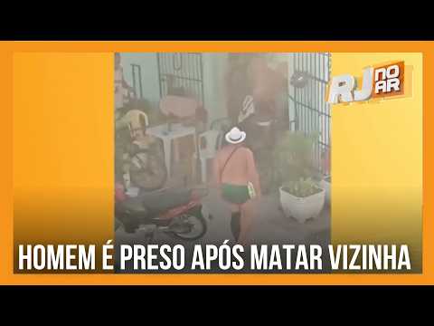 HOMEM QUE MATOU A VIZINHA POR CONTA CONTA DA CAIXA DO SOM EM BELFORD ROXO FOI PRESO