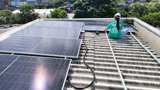 Instalação de energia solar com Léia vieira. 