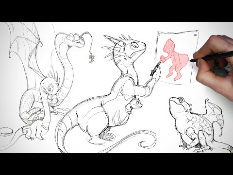 How to Sketch Unique Dragon Designs
